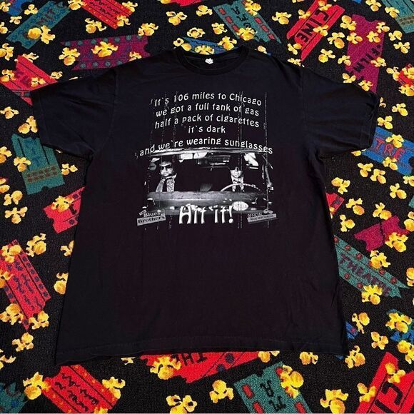 Official Blues Brothers Hit It! Graphic Tee Shirt / Size L - Picture 1 of 5